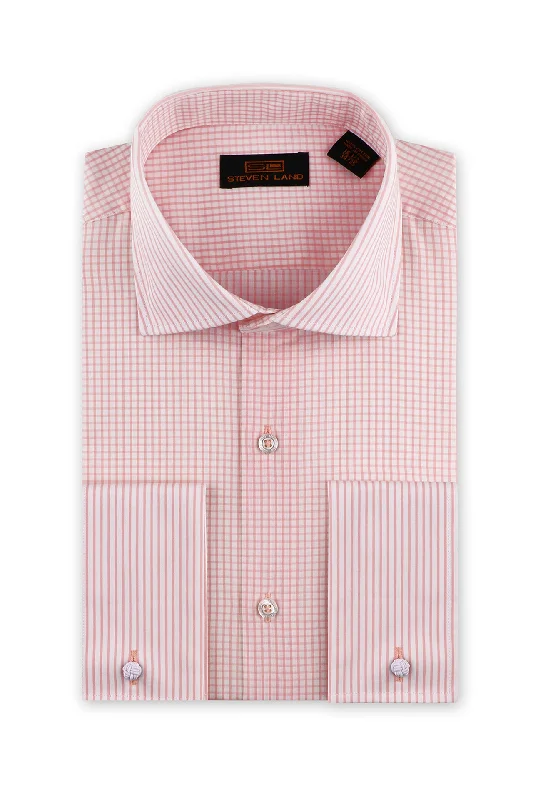Savings Soar This Weekend Flextime | French Cuff | Spread Collar | Pink