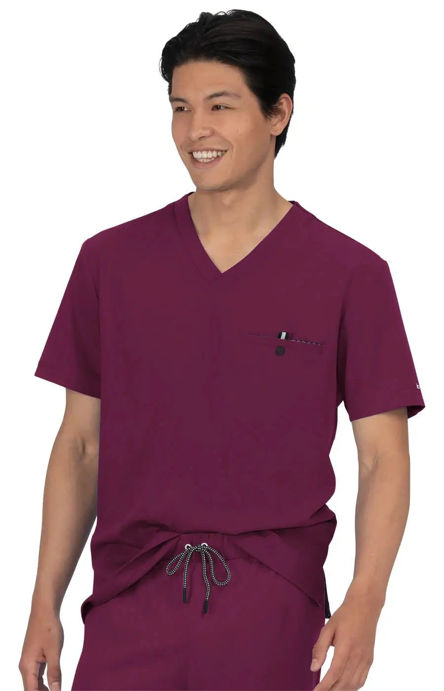Weekend Sale: Don't Miss Out Koi Men's On Call Top - Wine