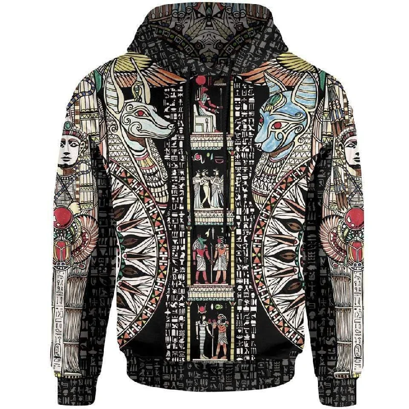 Shop and Save Anubis & Bastet Pullover Hoodie