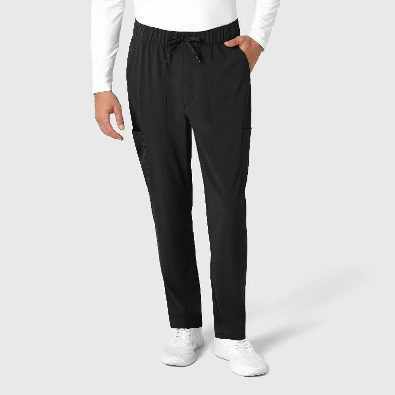 Huge Discounts RENEW Men's Tapered Scrub Pant - Black