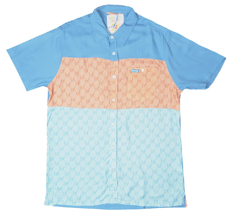 Early Access BORN FLY S/S BUTTON DOWN BLUE - 2305W4837