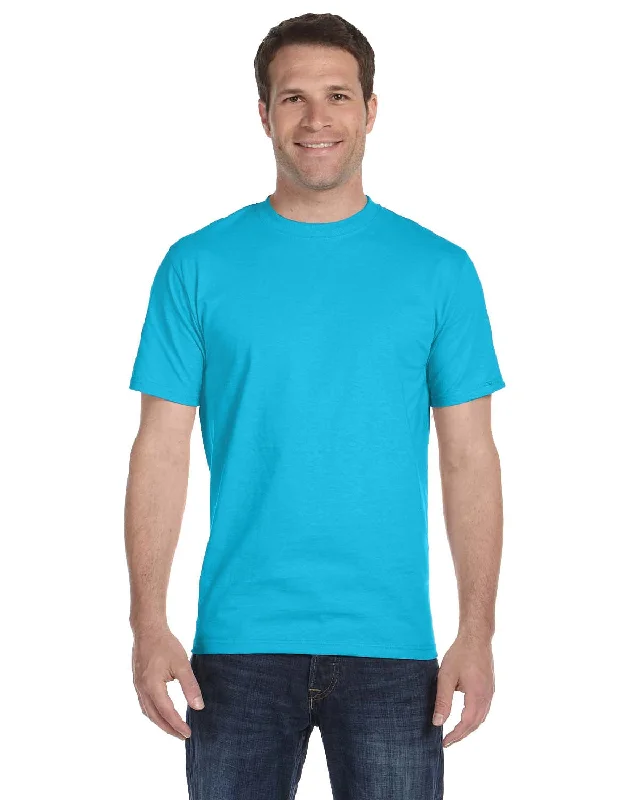 Exclusive Savings Hanes ComfortSoft 100% Cotton T-Shirt | Blue Horizon