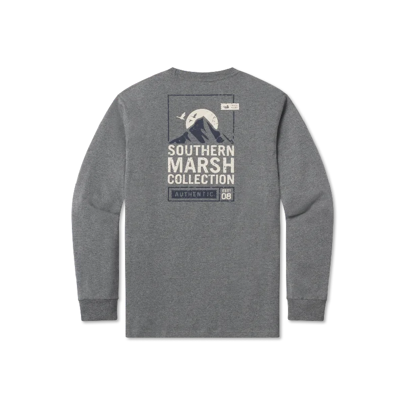 Inventory Reduction Branding Collection Tee- Summit Poster- Long Sleeve