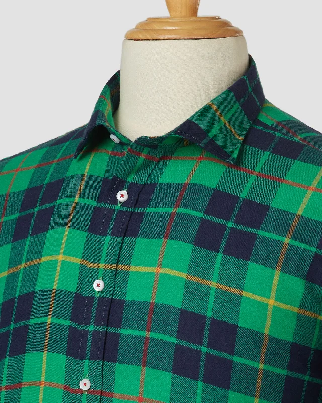 Mega Sale Japanese Checked Shirt - Green