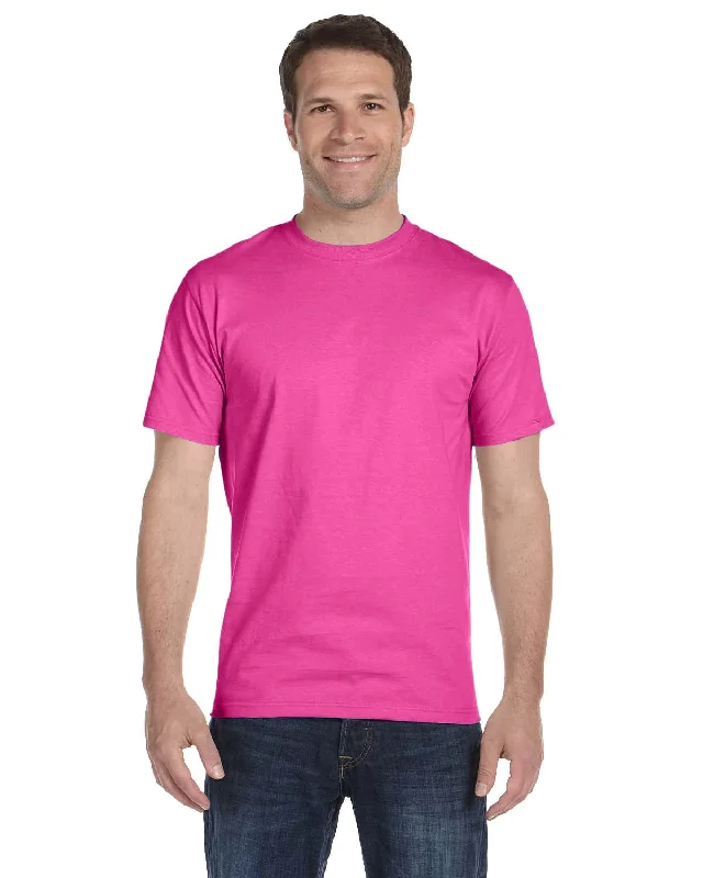 Half Price Hanes ComfortSoft 100% Cotton T-Shirt | Wow Pink