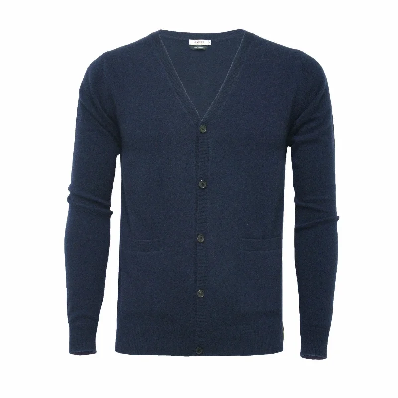 Markdowns Navy Cashmere Cardigan
