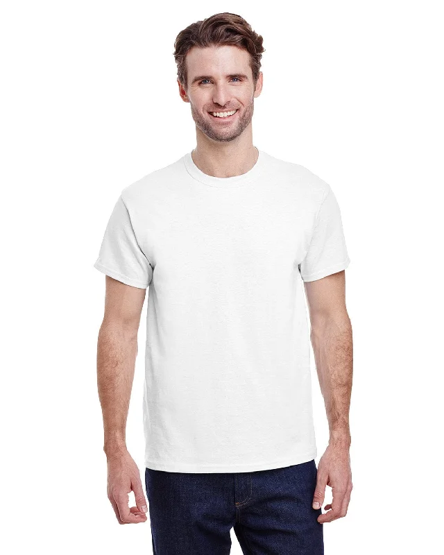 Stock Up Gildan Ultra Cotton Heavyweight T-Shirt | White