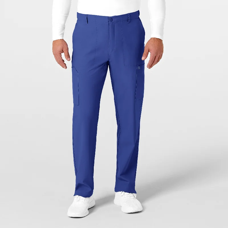 Today’s Special W123 Men's Flat Front Cargo Scrub Pant - Galaxy Blue