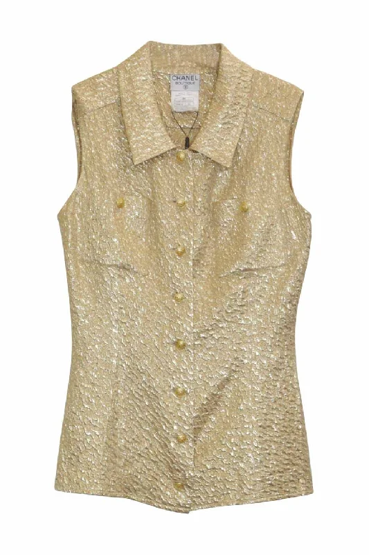 Make Your Weekend Count with Savings [WW24071] Chanel | Sleeveless Top