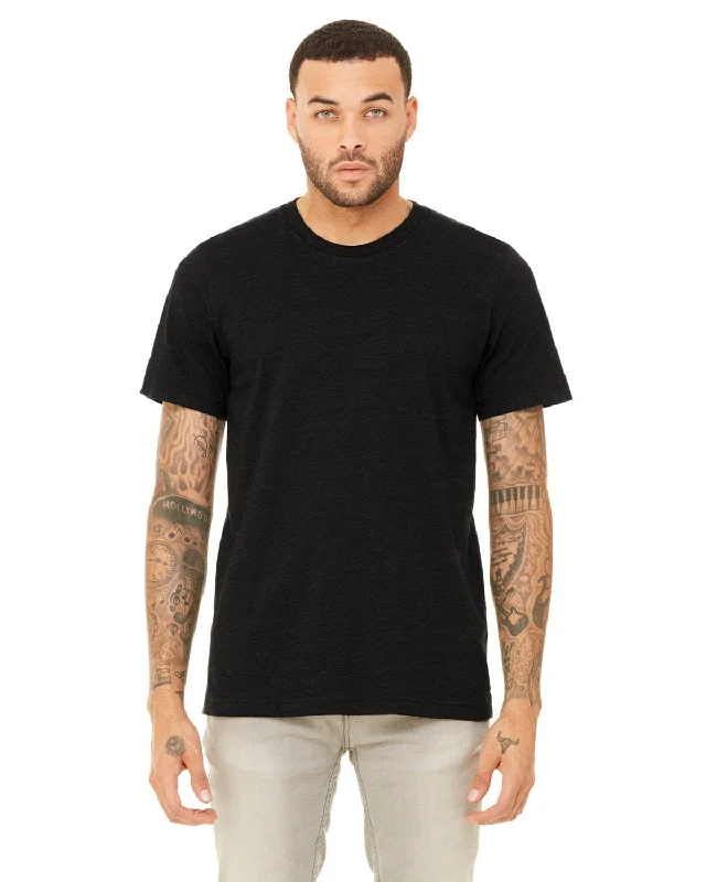 Weekend Bargains to Sizzle Bella+Canvas Unisex Heather CVC T-Shirt | Black Heather