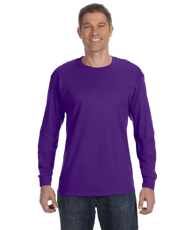 Weekend Savings Extravaganza Gildan Heavy Cotton Long Sleeve T-Shirt | Purple