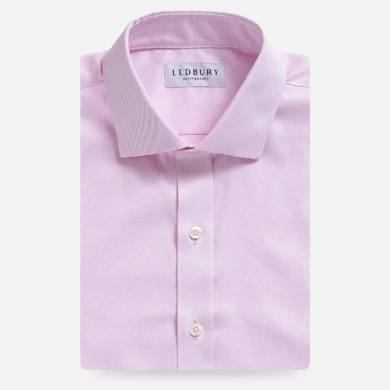 Limited Stock The Pink Sanders Non Iron Fine Twill Custom Shirt