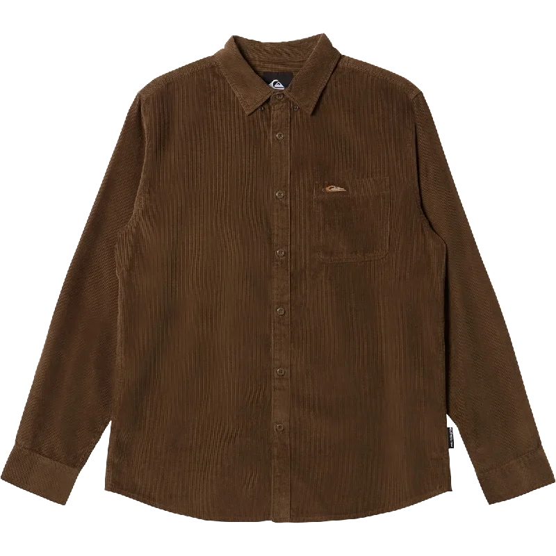 Deal Mania Men's Smoke Trail Cord Long Sleeve