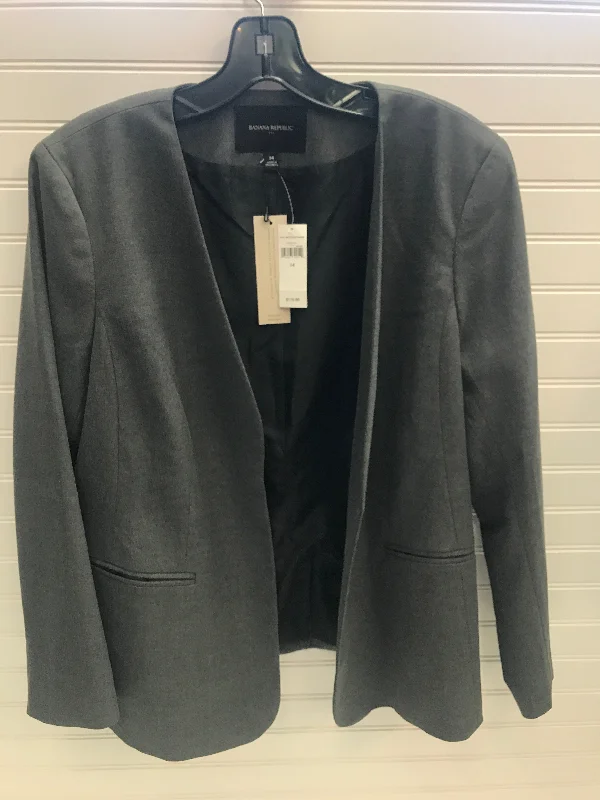 Special Offer Blazer By Banana Republic In Grey, Size: 14