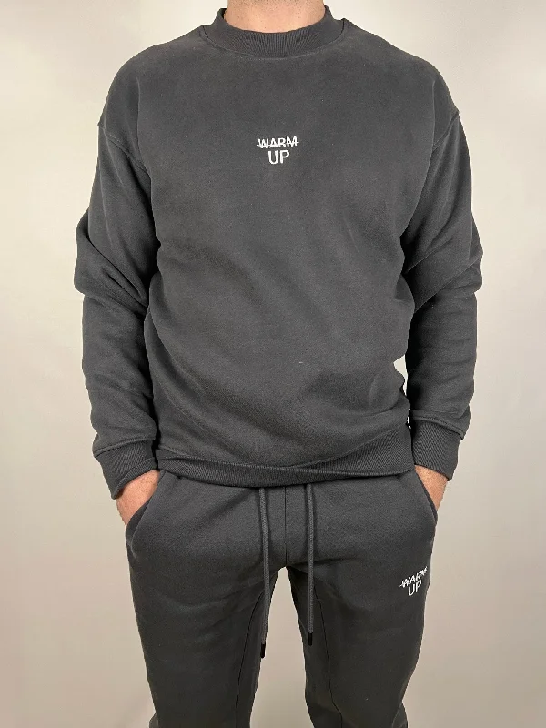 Mega Sale Men Dark Grey sweatshirt