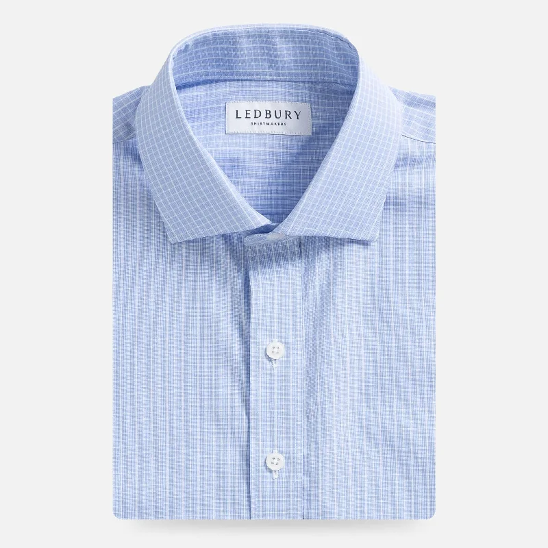 New Markdowns The Light Blue Thomas Mason Lloyd Check Custom Shirt