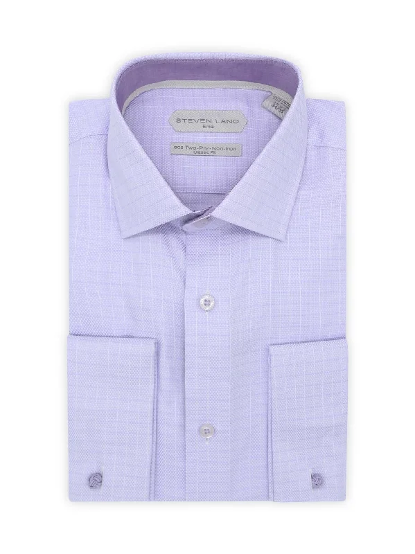 Weekend Offers That Tempt Non Iron Weave Check Dress Shirt