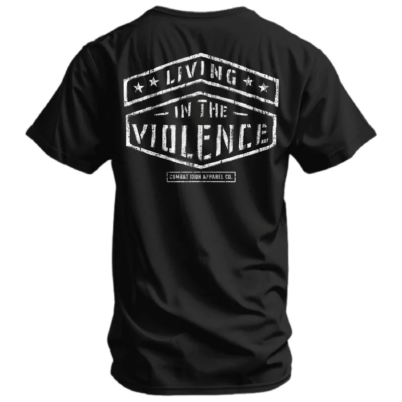 New Arrival LIVING IN THE VIOLENCE MEN’S T-SHIRT