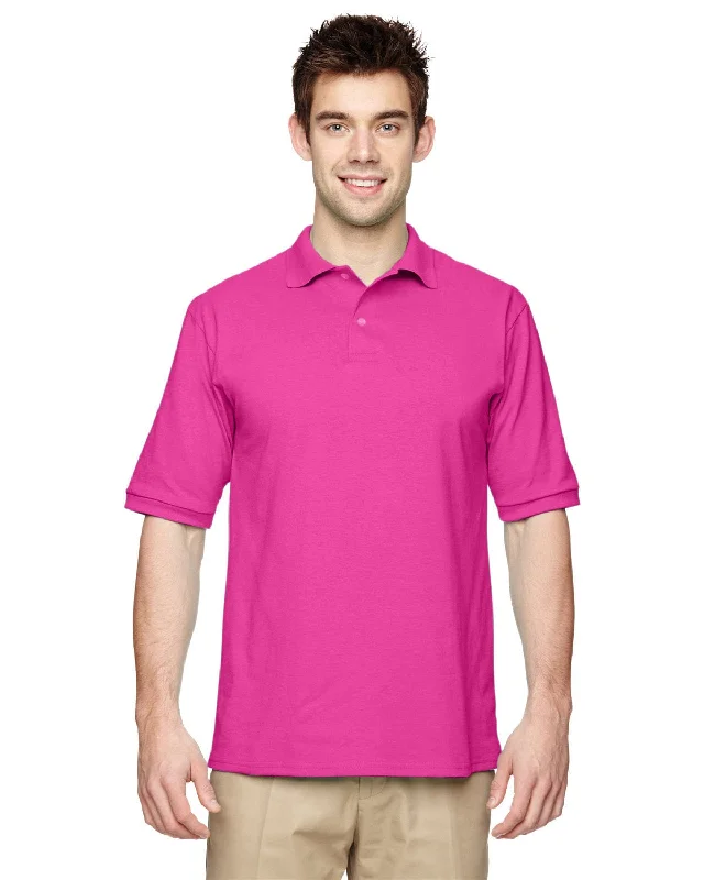 Time-Limited Offer Jerzees 50/50 Jersey Knit Polo Shirt | Cyber Pink
