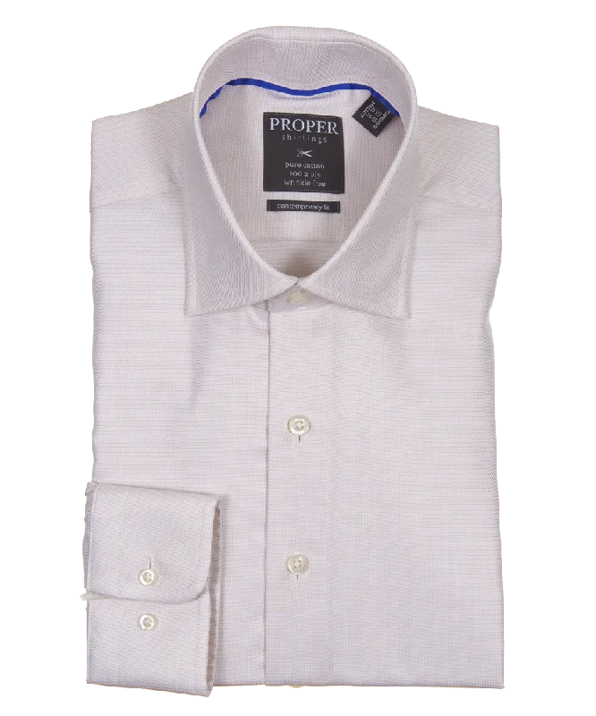 Weekend Deals That Excite Tan Contemporary Fit Cotton Shirt