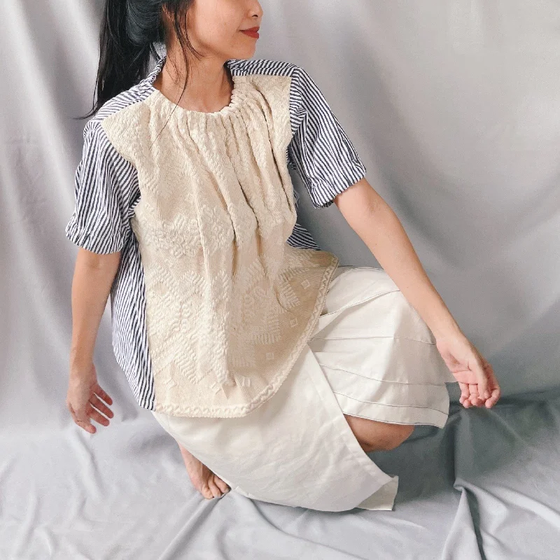 Year-End Sale Tanghali Blouse in Beige
