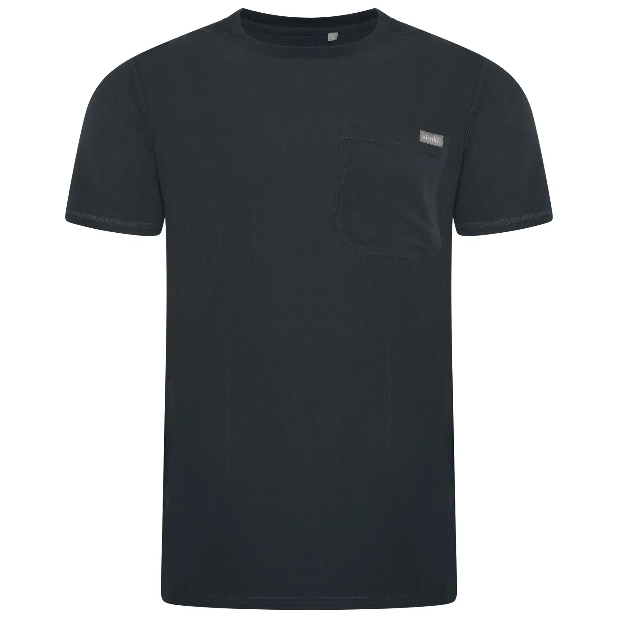 The Best Deal Simki Men's Miles Scrub Top - Soft Black
