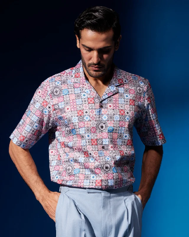 Year-End Clearance Tapestry Printed Shirt - Multicoloured