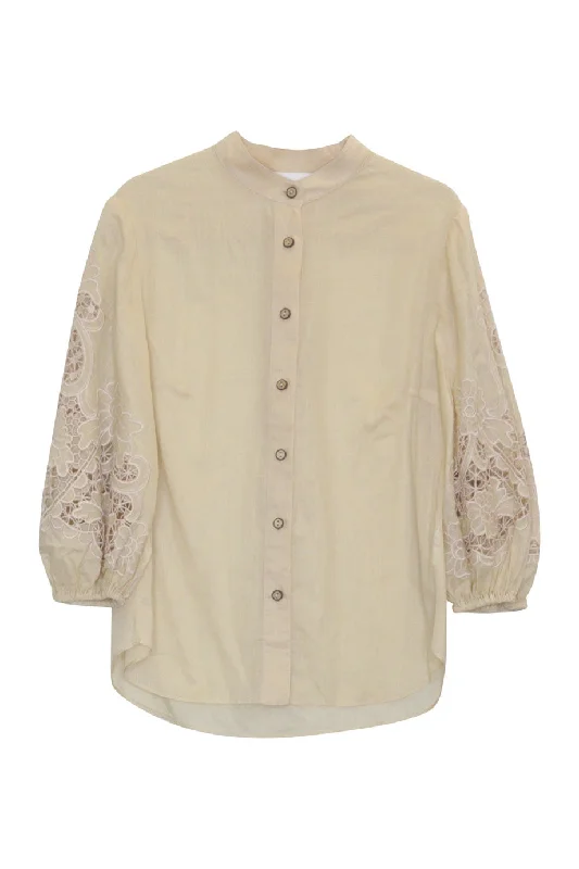 Weekend Shopping Bliss [WW23847] Zimmermann | Long sleeve top