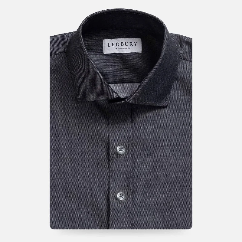 Special Price The Charcoal Sanders Non Iron Fine Twill Custom Shirt