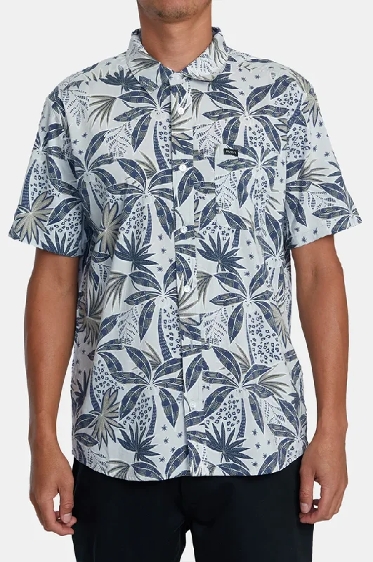 Great Deals RVCA Anytime Short Sleeve Woven Button Up Shirt