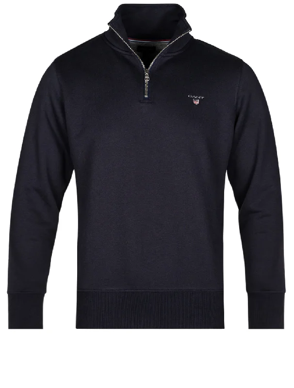 Stock Up and Save Original Sweatshirt mit halbem Reißverschluss Abendblau