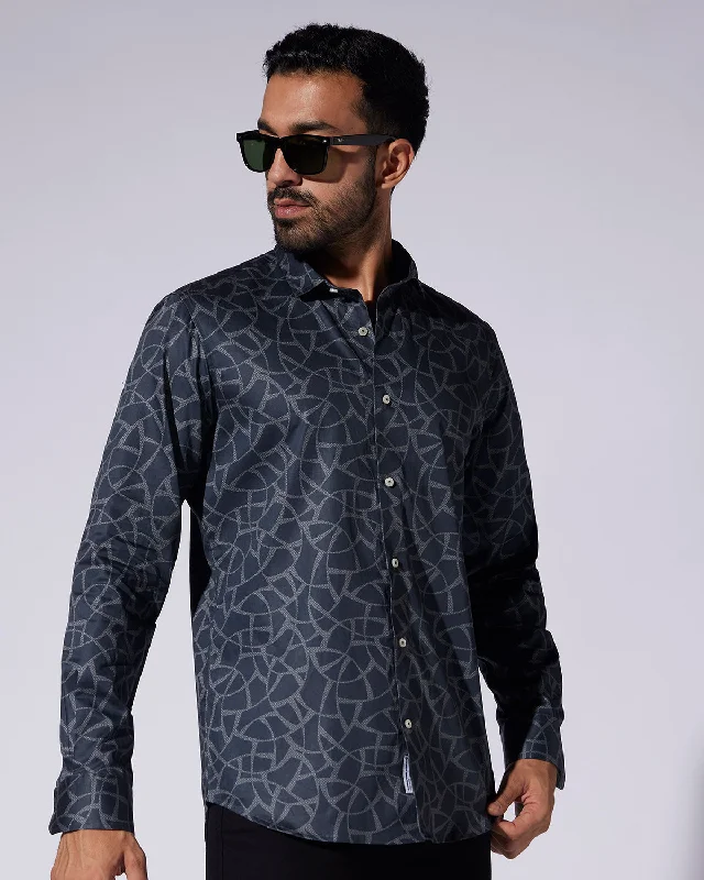 Exclusive Offers Graphic Printed Shirt - Grey