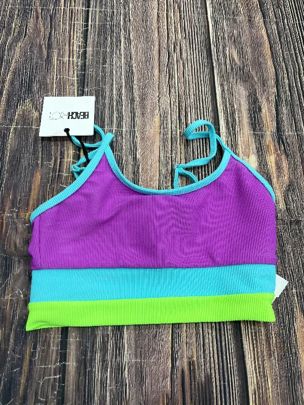Super Bargain Athletic Bra By Beach Riot In Multi-colored, Size: S