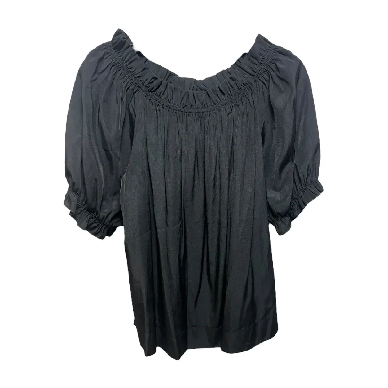 Weekend Shopping Extravaganza Ibiza Blouse Short Sleeve By Mersea In Black, Size: S