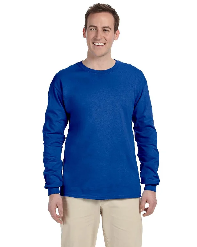 Weekend Savings Delight Gildan Ultra Cotton Heavyweight Long Sleeve T-Shirt | Royal