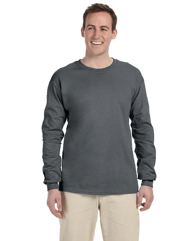Weekend Savings Sensation Fruit of the Loom Lightweight Long Sleeve T-Shirt | Charcoal Grey Weekend Savings Sensation Fruit of the Loom Lightweight Long Sleeve T-Shirt | Charcoal Grey