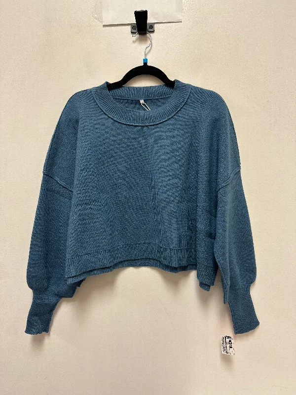 Quick Sale Sweater By Clothes Mentor In Blue, Size: L