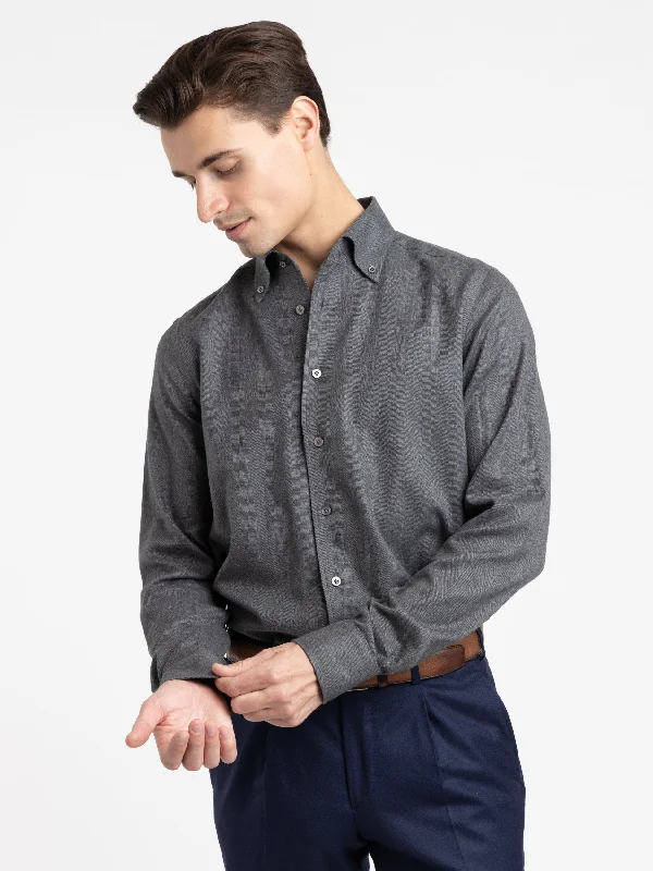 Weekend Savings Sensation Charcoal Modern Fit Dress Shirt