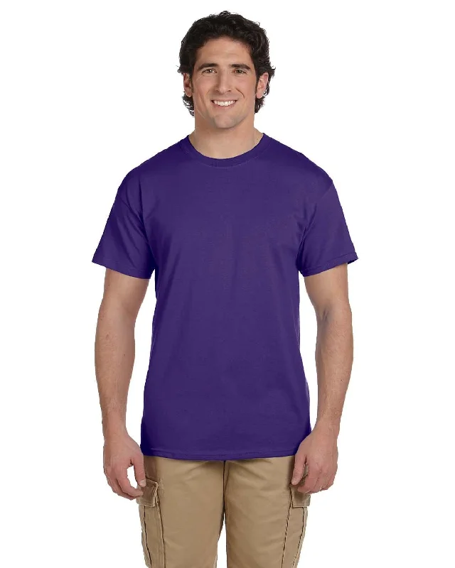 Incredible Offers Fruit of the Loom 100% Cotton T-Shirt | Purple
