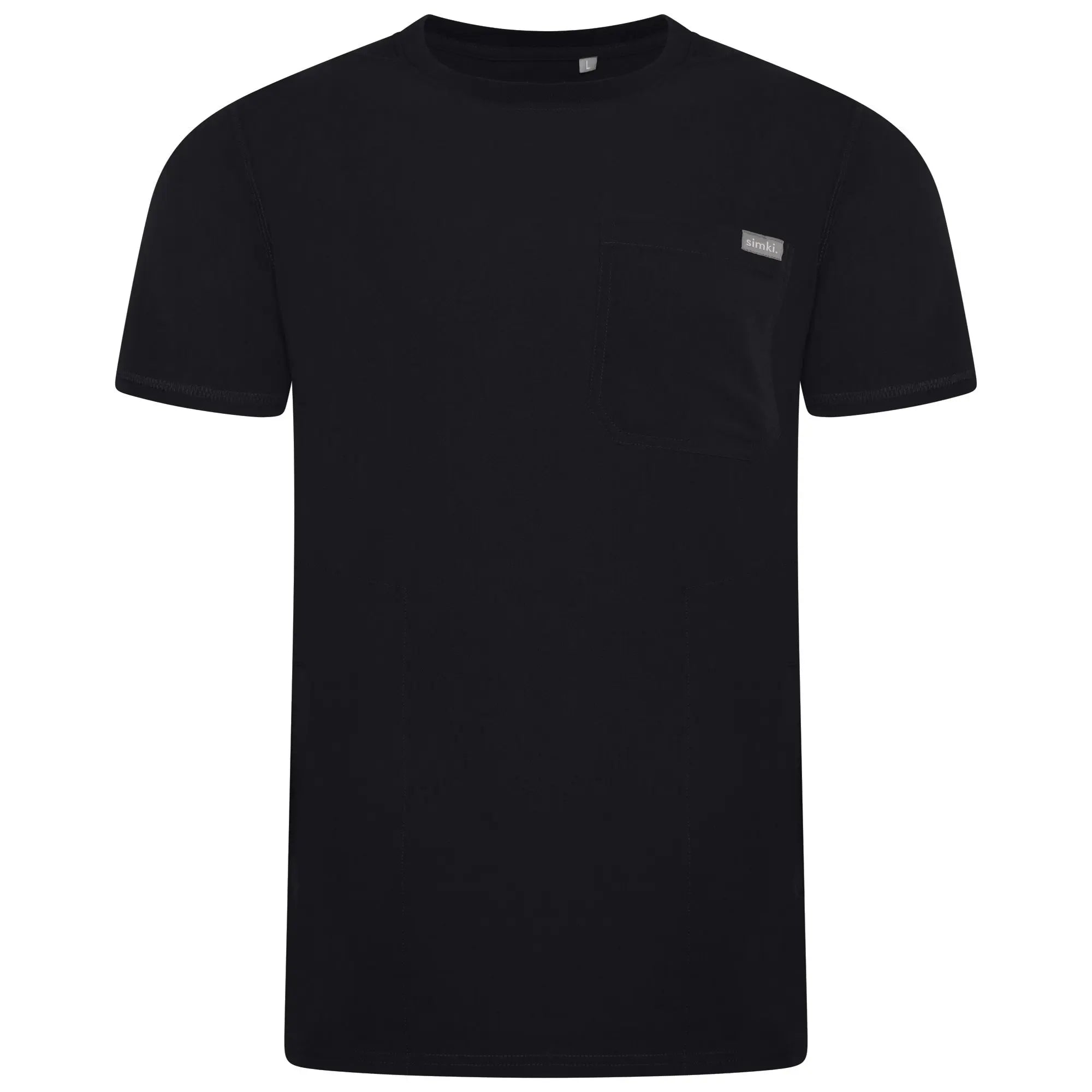 Stock Up Simki Men's Miles Scrub Top - Black