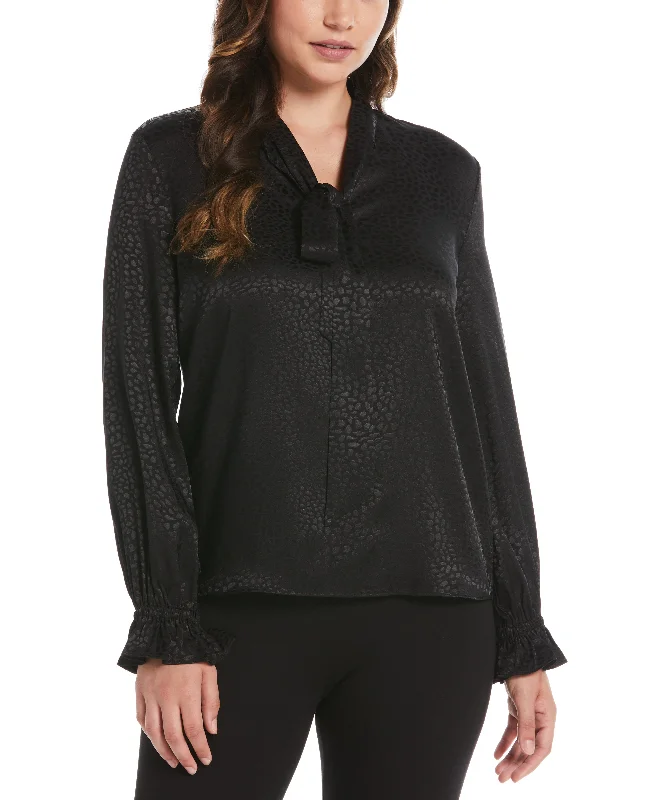 Reduced Price Tie Front Blouse