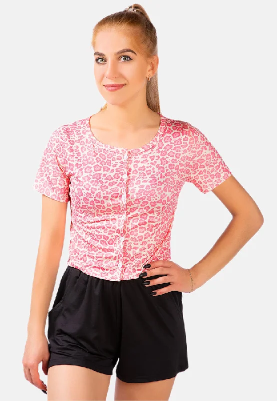 Weekend Bargains to Relish Button Up Printed Blouse