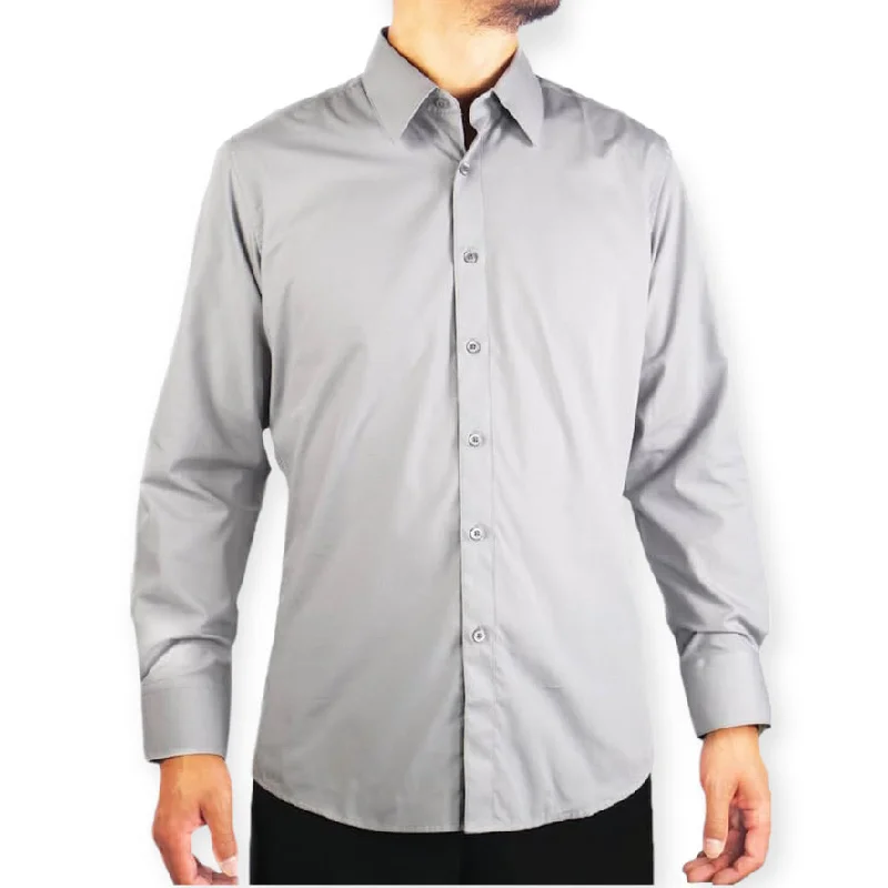 Weekend Savings Spree AMANTI: Slim Dress Shirt Silver