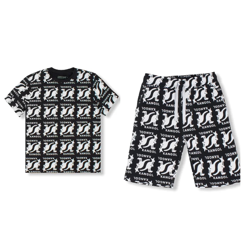 Savings Event KANGOL APPAREL: BIG All Over Print Short Sets K90224/K92121S