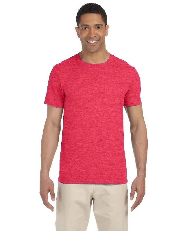 Time-Sensitive Gildan SoftStyle T-Shirt | Heather Red