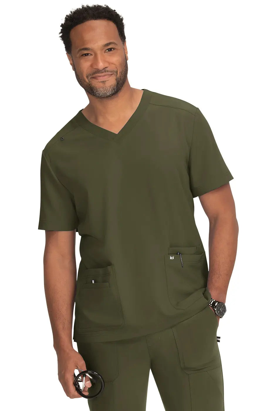 Weekend Savings Delight Koi Men's Free To Be Top - Olive Green