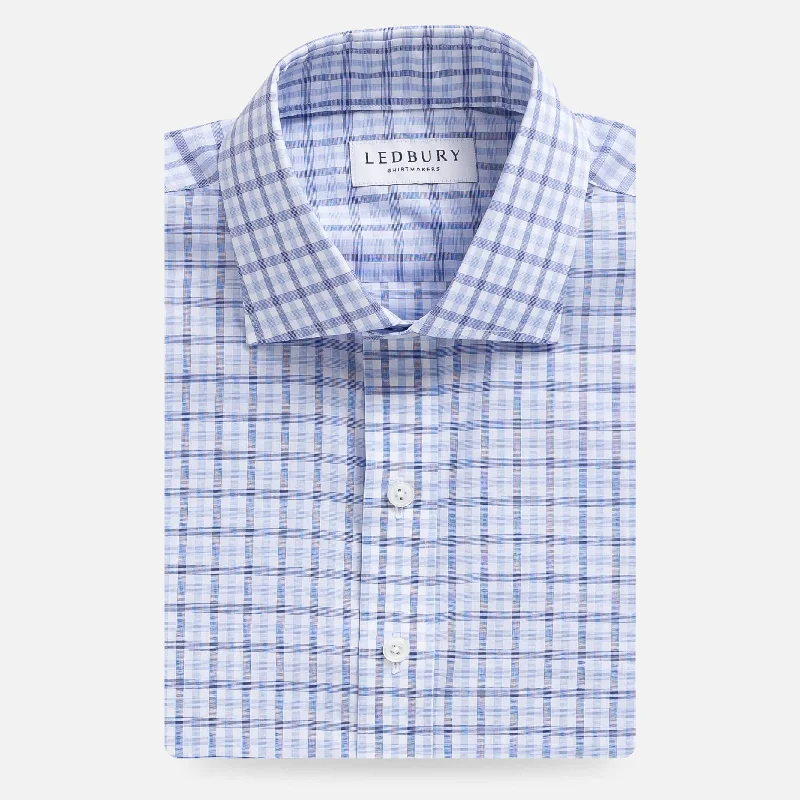 Huge Discounts The Navy Blue Arville Comfort Strech Custom Shirt
