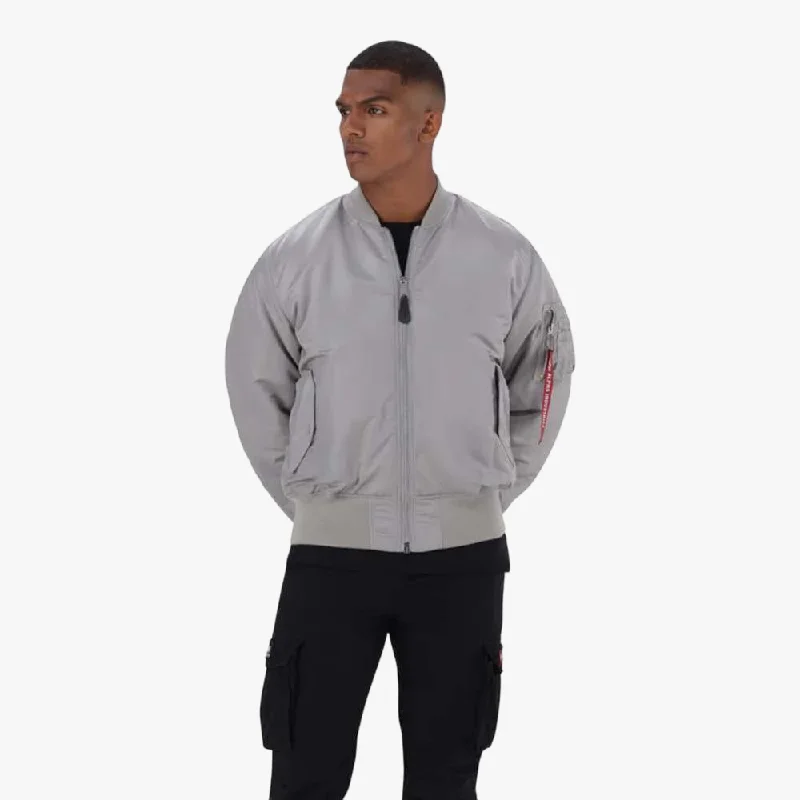 Deal Explosion Alpha Industries Ma 1 Classic Jacket New Silver