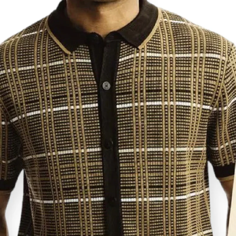 Exclusive Deal STACY ADAMS: Knit Button Up Shirt 51002