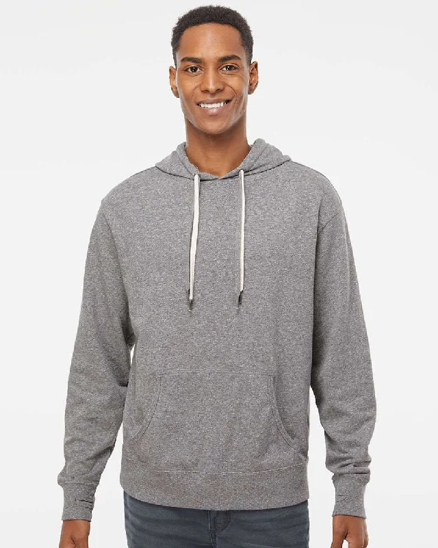 Super Bargain Unisex Heather French Terry Hooded Pullover